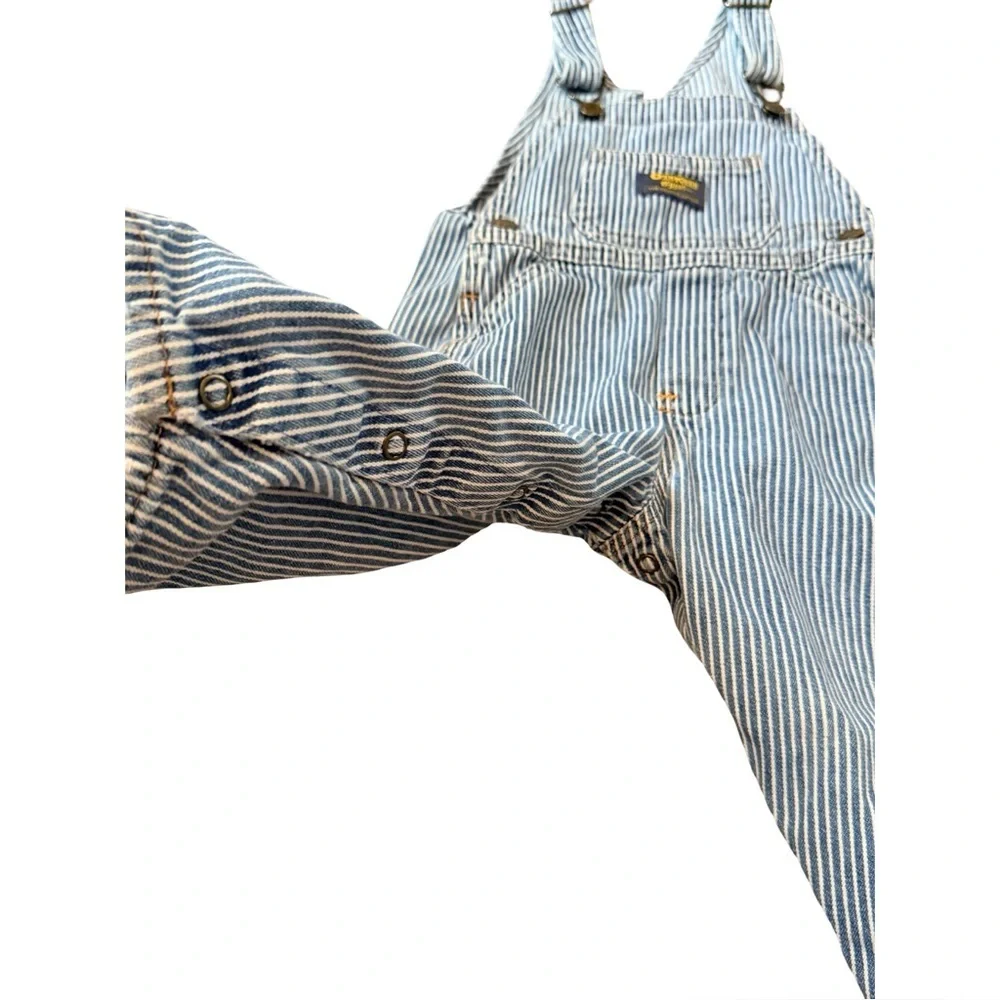 Vintage OshKosh B’gosh Railroad Hickory Stripe Overalls | 12–18M